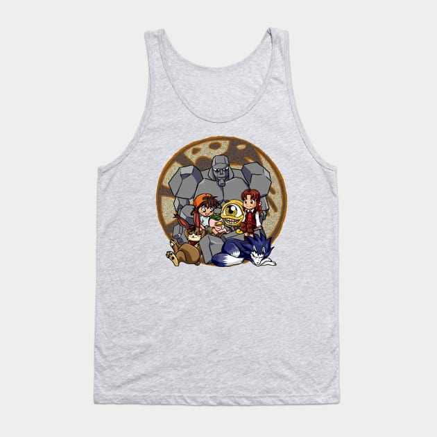 Monster Rancher Group Tank Top by NightGlimmer
